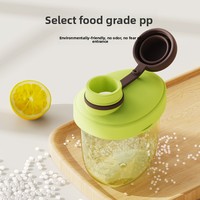 Boîte d'emballage de repas en plastique portable pour enfants un compartiment manuel transfrontalier scellé pour le lait en poudre hors de la ville