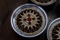 Velg Alloy Tempa 2 3 Piece Model Vintage Silver Machined Lip Kustom untuk BMW E30 E36 VW Golf Porsche 911 Model Y