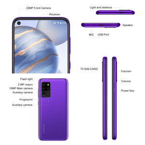 Smartphone Oukitel <span class=keywords><strong>C21</strong></span> d'origine, 4 Go de RAM, 64 Go de stockage, écran FHD+ de 6,4 pouces avec trou pour caméra selfie, appareil photo selfie 20 MP, batterie 4000 mAh, processeur octa-core - Product Image 6