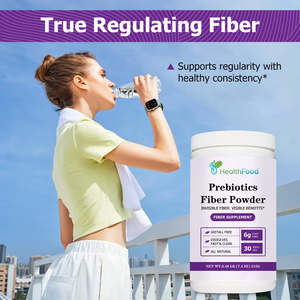 Natural Prebiotic Fiber Powder Plant Based Daily Nutritional Fiber <b>Supplement</b> for Gentle Gut Comfort Guar Fiber Powder - Product Image 6