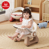 HOWAWA H8800 Chaise haute portable pour bébé au design moderne, pliable, idéale pour la maison et les restaurants