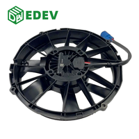 EDEV 12-Zoll 12V/24V Bürstenloser Kondensator-Axiallüfter OEM IP68 216W für Bus-Klimaanlagenkühlung