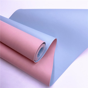 BY8015 sintético 1,8mm cuero de doble cara tapicería de PVC muebles silla bolsos CARTERAS CINTURONES zapatos pendientes sofá lazos para el cabello - Product Image 3
