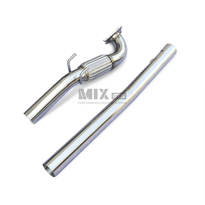 Convient pour Volkswagen <span class=keywords><strong>Golf</strong></span> 5 GTI 2.0T 2008-2009 Tuyau d'échappement en acier inoxydable - Product Image 6