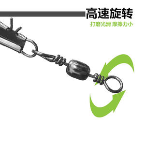 Swivel <b>Snap</b> <b>Hook</b> Stainless Steel Fishing Accessory Figure Eight Swivel Strong Pull Out Connector - Product Image 3