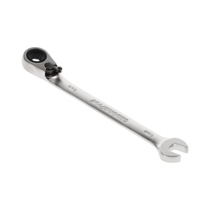Jeu de clés à cliquet métriques en acier au chrome-vanadium OEM, double embout, finition miroir, poignée droite, pour bricolage - Product Image 5