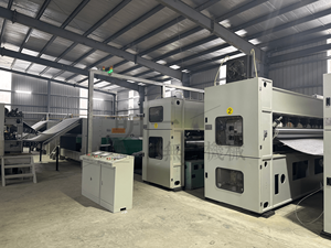 Nhà máy chất lượng cao hiệu quả bán tự động đôi đầu công suất cao kim đấm dây chuyền sản xuất vải địa kỹ thuật không dệt - Product Image 4