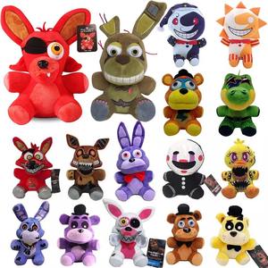 Gioco di Peluche <span class=keywords><strong>Fnaf</strong></span> cinque notti al Freddy Funkin Boss farcito bambola Fazbear coniglio Foxy Bonnie Chica Peluche Juguetes regalo - Product Image 1