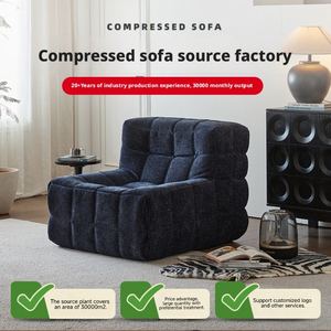 Juego de Sofás Comprimidos de Alta Calidad, Sofá de Esponja Comprimida en Rollo Tipo Waffle para Sala de Estar y Dormitorio - Product Image 6