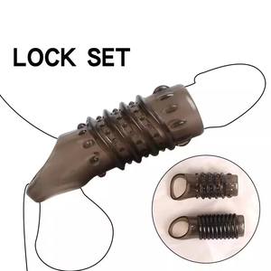 Waschbare Kondome Wolf Braces Samenverriegelung Verdickung und Verlängerung Widerstandsring für Männer - Product Image 4