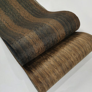 2024 nouveau Design <span class=keywords><strong>gris</strong></span> marron larges rayures <span class=keywords><strong>placage</strong></span> de <span class=keywords><strong>bois</strong></span> d'ingénierie taille 2 '* 8' pour panneau de Plwood de visage de peau de Table - Product Image 4