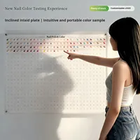 Support d'affichage mural pour vernis à ongles en gel UV, 600 couleurs, grand format, tableau d'affichage pour tester les couleurs, conseils gratuits pour les ongles