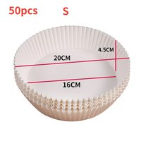 Revestimiento de papel absorbente de aceite desechable a prueba de aceite para freidora de aire para hornear barbacoa doméstica Pizza pan Hamburguesa en horno de sartén de cocina
