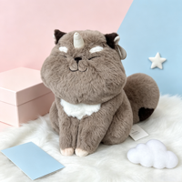 Jouets en peluche personnalisés, mascottes d'entreprise, ornements, poupées en coton, figurines en peluche de dessins animés, transfrontaliers avec logo imprimé OEM ODM