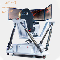 Simulador de Carreras de Coches 3D con Plataforma de Movimiento de 6 Grados de Libertad y 3 Pantallas, Realidad Virtual 9D, Modelo F1, para Centros Comerciales, Venta Directa de Fábrica
