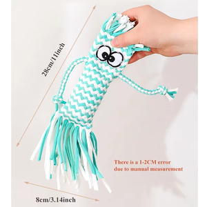 Jouet à mâcher durable en corde de coton pour chien, en forme de Jackstraw, jouets en chanvre pour animaux de compagnie, jouets à mâcher noués pour chiens - Product Image 2