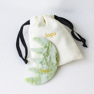 100% Natural <strong>Stone</strong> Head Massage Tool Wholesale Scraping <strong>Gusha</strong> Comb Xiuyan Jade Scalp Massage Gua Sha Comb - Product Image 1