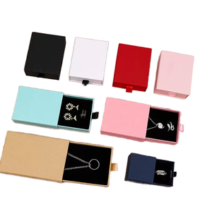 Boîte à bijoux rigide en papier kraft recyclé personnalisable pour bagues, colliers, boucles d'oreilles, bracelets, pendentifs et lunettes - Product Image 1
