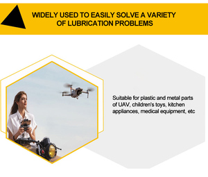 Grasa Lubricante para Rodamientos de Alta Temperatura WBG, para Modelos de Aviones, Reducción de Ruido, Engranajes Metálicos en Miniatura de Precisión, para UAV - Product Image 4