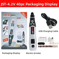 Mini-meuleuse JANGKLIFE à 3 vitesses variables, outil rotatif sans fil avec kit d'accessoires de 70 pièces+, léger, alimenté par batterie, pour le bricolage