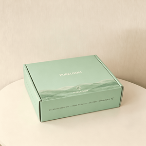 Massage Oil Packaging for Online Brands E Flute Self <b>Locking</b> Mailer <b>Box</b> Custom Packaging - Product Image 3