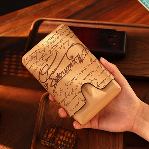 ZENOS Vintage Luxury Men's Leather 4-Piece Cigar Case Travel Moisture-Proof Portable Father's Day & Business Gift Customized - Product Image 2