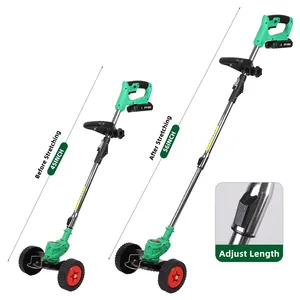 TOPWIRE TPW-CLM002 cordless lawn mower & lithium battery grass trimmer with spare parts