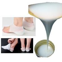 Caoutchouc de silicone liquide de qualité médicale à base de platine pour semelles intérieures en silicone / coussinets de talon / produits de soins des pieds