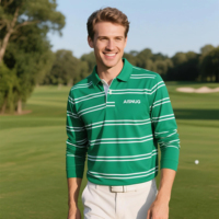 Sublimación personalizada Impresión digital Adulto Polo Fabricantes chinos Trabajo Polo largo Empaquetado Camisetas de golf para la venta
