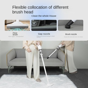 Aspiradora Inalámbrica Recargable por USB, Blanca, para Auto y Hogar, de Alta Succión, Totalmente Automática, Portátil, Apta para Mascotas - Product Image 5