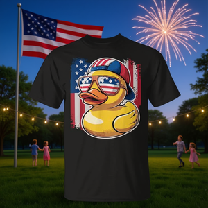 T-shirt patriottica con bandiera degli Stati Uniti per bambini piccoli, 4 luglio - Product Image 3