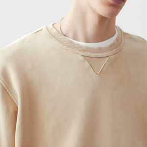 Sweat-shirt pour hommes Premium Heavyweight Cotton Fleece 100% Cotton Blended Solid top draw strings for Winter 2025 - Product Image 1