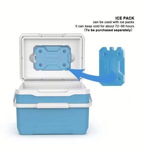 Factory Direct Price Portable Ice <b>Chest</b> Cooler Box Custom 13L <b>Handle</b> Insulated Food Cooler Box - Product Image 6