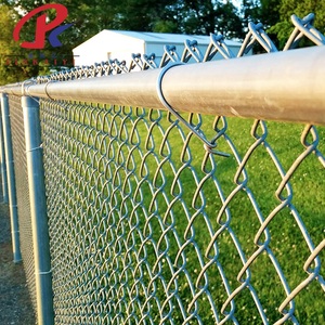 Valla de enlace de cadena galvanizada sumergida en caliente barata usada industria decorativa portátil de 8 pies para RANCHO Y USO COMERCIAL - Product Image 4