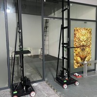 Impresora 3D de Pared de Alta Precisión con Seguimiento Inteligente de Superficies, Diseño Plegable y Curado UV de Bajo Consumo