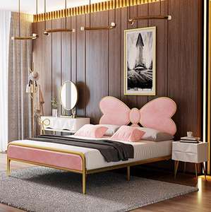 Canapés-lits pour chambre à coucher créative en métal <span class=keywords><strong>forgé</strong></span> pour étudiants Canapés-lits pour enfants européens et américains de taille royale lits superposés bon marché en métal avec cadre de <span class=keywords><strong>lit</strong></span> - Product Image 4