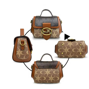 2025 Vintage Designer Women's Crossbody Purses Handbags Lightweight Durable Waterproof Saddle Shoulder <strong>Bags</strong> Open Closure PVC - Product Image 6