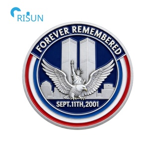Monedas Conmemorativas Personalizadas para Aniversario, Recuerdo del 11 de Septiembre, Pentagon, Torres Gemelas del WTC, Nunca Olvidaremos, Moneda Conmemorativa Personalizada - Product Image 2