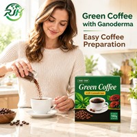 Café Vert Minceur OEM à Succès avec Ganoderma - Complément Alimentaire Herbal pour la Gestion du Poids, Favorise l'Amincissement Naturel