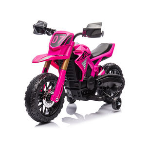 Moto pour enfants de 3 à 8 ans, moto tout-terrain à batterie 6V avec roues d'entraînement, <span class=keywords><strong>klaxon</strong></span>, son de démarrage, moto électrique - Product Image 4