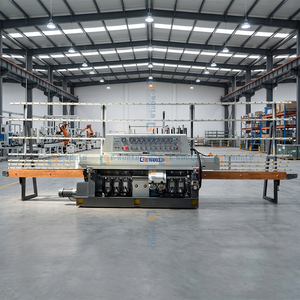 Professional Straight Edge Glass Processing Machine 9 Motors For <b>Fish</b> <b>Tank</b> Glass Grinding Polishing - Product Image 1