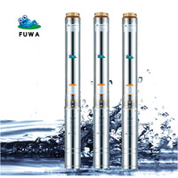Vendita calda pompa sommergibile ad acqua prezzo 3 pollici 1hp, 1.5hp, 2hp monofase 220v pompe per acqua in acciaio inossidabile