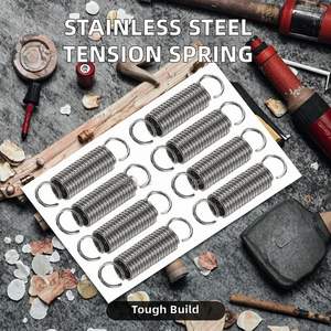 Resorte de Tensión de Acero Inoxidable de Doble Gancho Multiusos Personalizado para Fabricación de Ensamblaje de Bobinas Mecánicas, Exportación al por Mayor - Product Image 2