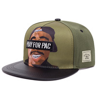 Gorra Snapback Estructurada de Moda con 5 Paneles, Logotipo de Parche con Patrón de Sublimación Personalizado, Fabricada en China