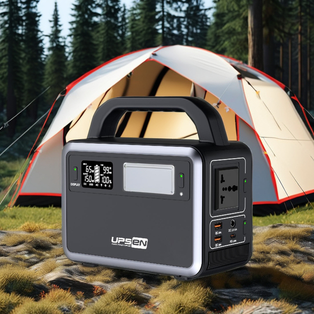 Portable Power Station With LifePO4 Battery Pure Sine Wave Output 150W 300W 700W 1200W for Indoor Outdoor Camping Emergency