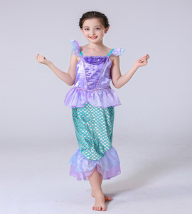 Vendita calda ragazza Halloween Costume di natale <span class=keywords><strong>sirena</strong></span> bambini <span class=keywords><strong>vestito</strong></span> <span class=keywords><strong>da</strong></span> partito cosplay - Product Image 2