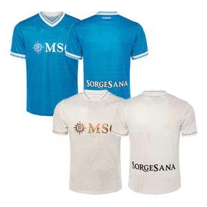 Tayland Kaliteli Napoli Futbol Formaları 2025 Napoli İç Saha Versiyonu MARADONA KVARATSKHELIA Erkek Antrenman Spakken Spor Futbol Forması - Product Image 1