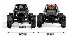 UDIRC UCX2405PRO 1/24 4WD Brushless RC Rock Crawler 4WS Direction assistée Transmission 3 vitesses RTR Snow Leopard Mini <span class=keywords><strong>Camion</strong></span> tout-terrain - Product Image 4