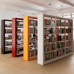 कमरे स्टील बुककेस लकड़ी के लकड़ी के स्टील बुकशेल्फ़ मल्टी-टियर आयरन बुकशेल्फ़ मल्टी-टियर आयरन बुककेस - Product Image 2