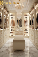 KNOWDOW Armoire de villa de luxe avec tiroirs à bijoux Placard doublé de velours Dressing Dressing Armoire personnalisée de haute qualité pour toute la maison